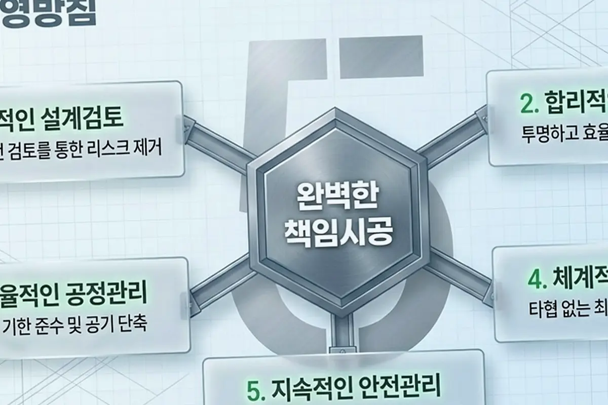 팔달 영동 건물 신축 업체 현장 사진 1
